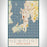 Newport Rhode Island Map Print Portrait Orientation in Woodblock Style With Shaded Background