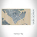 Rendered View of Newport News Virginia Map on 17oz Stainless Steel Insulated Bottle with printed afternoon style map