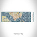 Rendered View of Newport News Virginia Map on 10oz Stainless Steel Insulated Cup in Woodblock with Sliding Lid