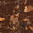Newton Massachusetts Map Print in Ember Style Zoomed In Close Up Showing Details
