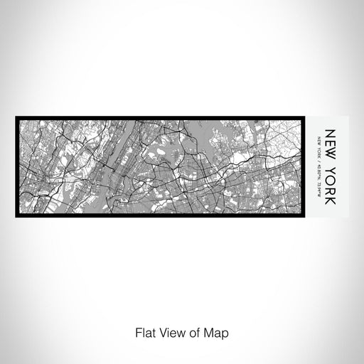 Rendered View of New York New York Map on 10oz Stainless Steel Insulated Cup in Classic with Sliding Lid