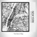 Rendered View of New York New York Map on 17oz Stainless Steel Insulated Tumbler in Matte White with Tactile Lines