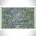 Northfield Minnesota Map Print Landscape Orientation in Afternoon Style With Shaded Background