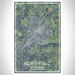 Northfield Minnesota Map Print Portrait Orientation in Afternoon Style With Shaded Background