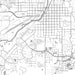 Northfield Minnesota Map Print in Classic Style Zoomed In Close Up Showing Details