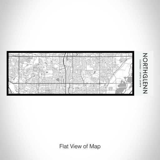 Rendered View of Northglenn Colorado Map on 10oz Stainless Steel Insulated Cup in Classic with Sliding Lid