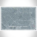 Northside Historic District Fort Worth Map Print Landscape Orientation in Afternoon Style With Shaded Background
