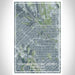 Northside Historic District Fort Worth Map Print Portrait Orientation in Afternoon Style With Shaded Background