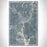Norwich Connecticut Map Print Portrait Orientation in Afternoon Style With Shaded Background