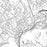 Oak Hill West Virginia Map Print in Classic Style Zoomed In Close Up Showing Details