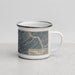 Right View Custom Oak Ridge Tennessee Map Enamel Mug in Afternoon