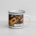 Right View Custom Oak Ridge Tennessee Map Enamel Mug in Ember