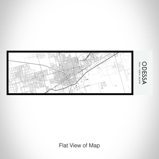 Rendered View of Odessa Texas Map on 10oz Stainless Steel Insulated Cup in Classic with Sliding Lid