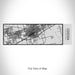 Rendered View of Odessa Texas Map on 10oz Stainless Steel Insulated Cup with Sipping Lid