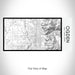 Rendered View of Ogden Utah Map on 17oz Stainless Steel Insulated Bottle with printed classic style map