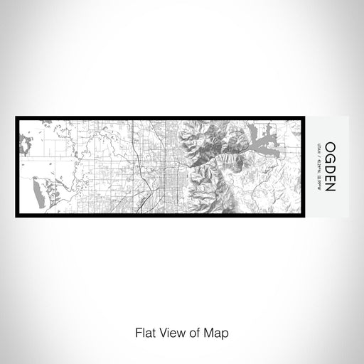 Rendered View of Ogden Utah Map on 10oz Stainless Steel Insulated Cup in Classic with Sliding Lid