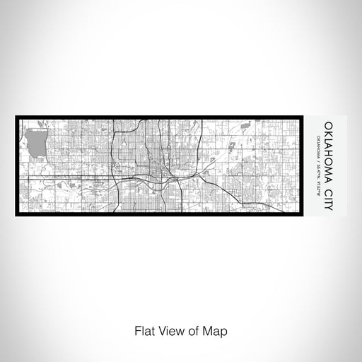 Rendered View of Oklahoma City Oklahoma Map on 10oz Stainless Steel Insulated Cup in Classic with Sliding Lid