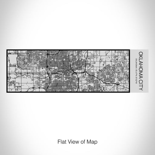 Rendered View of Oklahoma City Oklahoma Map on 10oz Stainless Steel Insulated Cup with Sipping Lid