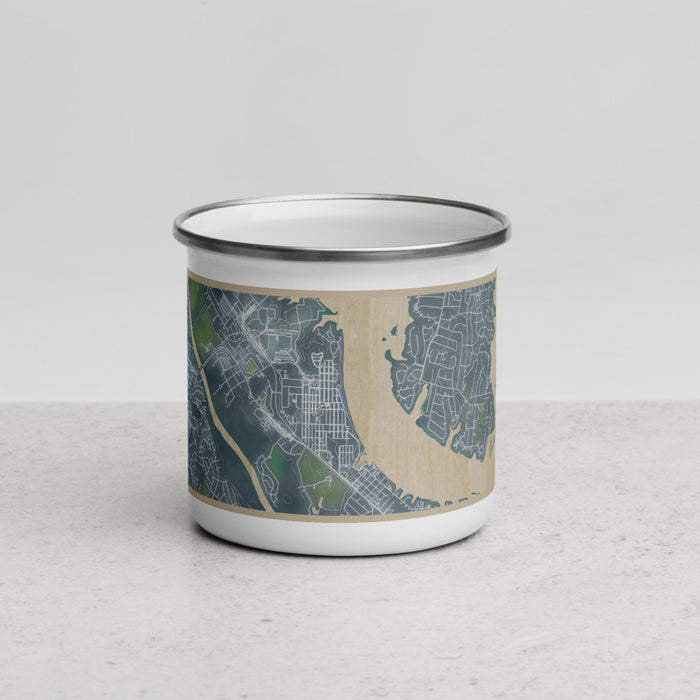 Front View Custom Old Hickory Tennessee Map Enamel Mug in Afternoon