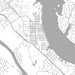 Old Hickory Tennessee Map Print in Classic Style Zoomed In Close Up Showing Details