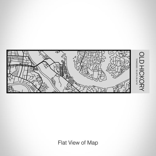 Rendered View of Old Hickory Tennessee Map on 10oz Stainless Steel Insulated Cup with Sipping Lid