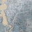 Olympia Washington Map Print in Afternoon Style Zoomed In Close Up Showing Details