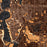 Olympia Washington Map Print in Ember Style Zoomed In Close Up Showing Details