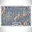 Olympic Valley California Map Print Landscape Orientation in Afternoon Style With Shaded Background