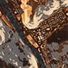 Orofino Idaho Map Print in Ember Style Zoomed In Close Up Showing Details