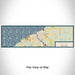 Flat View of Map Custom Oswego New York Map Enamel Mug in Woodblock