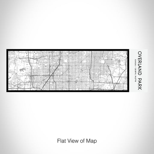 Rendered View of Overland Park Kansas Map on 10oz Stainless Steel Insulated Cup in Classic with Sliding Lid