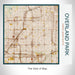 Rendered View of Overland Park Kansas Map on 17oz Stainless Steel Insulated Tumbler in Woodblock Map Style