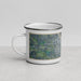 Left View Custom Owensboro Kentucky Map Enamel Mug in Afternoon