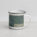 Right View Custom Owensboro Kentucky Map Enamel Mug in Afternoon