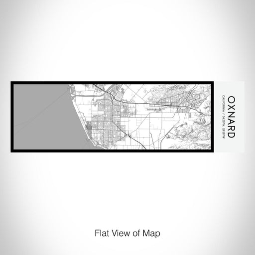 Rendered View of Oxnard California Map on 10oz Stainless Steel Insulated Cup in Classic with Sliding Lid