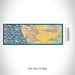 Rendered View of Oxnard California Map on 10oz Stainless Steel Insulated Cup in Woodblock with Sliding Lid