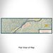 Flat View of Map Custom Paden City West Virginia Map Enamel Mug in Woodblock