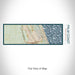 Rendered View of Palm Coast Florida Map on 10oz Stainless Steel Insulated Cup in Woodblock with Sliding Lid
