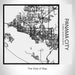 Rendered View of Panama City Florida Map on 17oz Stainless Steel Insulated Tumbler in Matte White with Tactile Lines