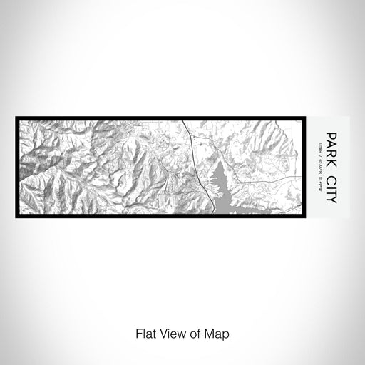 Rendered View of Park City Utah Map on 10oz Stainless Steel Insulated Cup in Classic with Sliding Lid