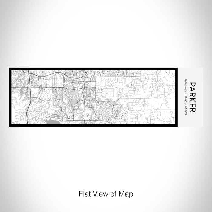Rendered View of Parker Colorado Map on 10oz Stainless Steel Insulated Cup in Classic with Sliding Lid