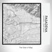 Rendered View of Pasadena California Map on 17oz Stainless Steel Insulated Tumbler in Classic Map Style