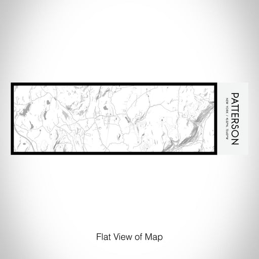 Rendered View of Patterson New York Map on 10oz Stainless Steel Insulated Cup in Classic with Sliding Lid