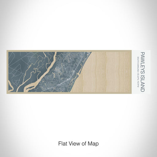 Rendered View of Pawleys Island South Carolina Map on 10oz Stainless Steel Insulated Cup in Afternoon with Sliding Lid