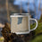 Right View Custom Pensacola Florida Map Enamel Mug in Afternoon on Grass With Trees in Background