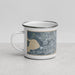 Left View Custom Pensacola Florida Map Enamel Mug in Afternoon
