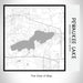 Rendered View of Pewaukee Lake Wisconsin Map on 17oz Stainless Steel Insulated Tumbler in Classic Map Style