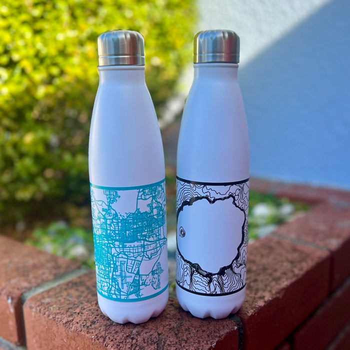 17oz Stainless Steel Insulated Cola Bottles in Matte White