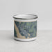 Front View Custom Polk City Iowa Map Enamel Mug in Afternoon