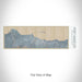 Rendered View of Port Angeles Washington Map on 10oz Stainless Steel Insulated Cup in Afternoon with Sliding Lid